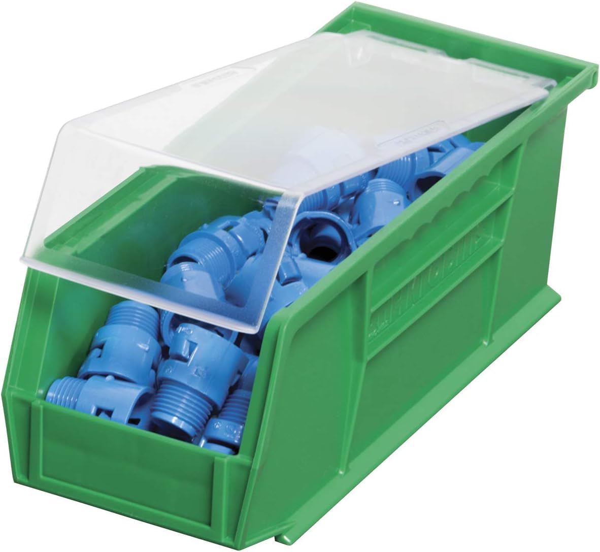 Akro-Mils Green / 11-Inch x 4-Inch x 4-Inch / Storage Bins Only Open Storage Bins