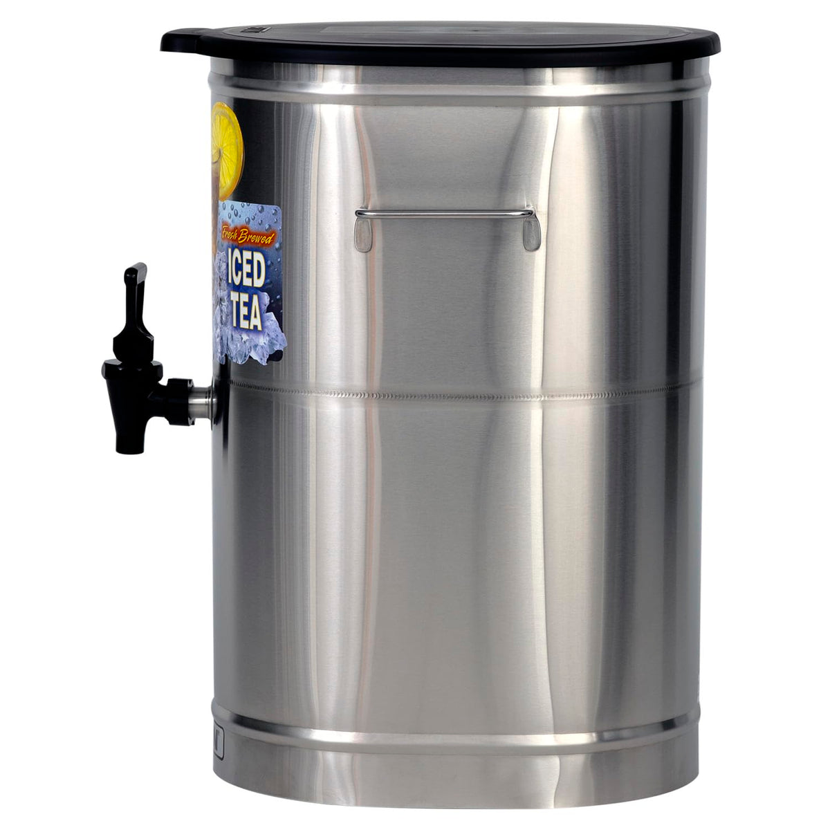 Bunn 4 Gallon / Solid Lid / Silver Iced Beverage Dispensers