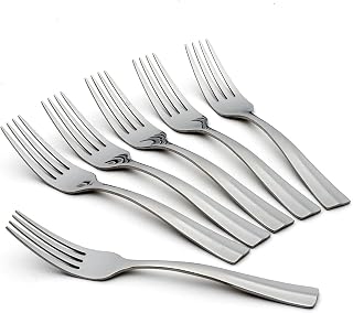 Oneida H236006A Arc Everyday Flatware Dinner Forks, Set Of 6