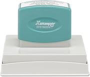 Xstamper Custom Message Stamp, Pre-Inked/Re-Inkable, N28