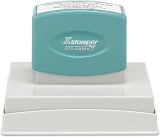 Xstamper Custom Message Stamp, Pre-Inked/Re-Inkable, N28