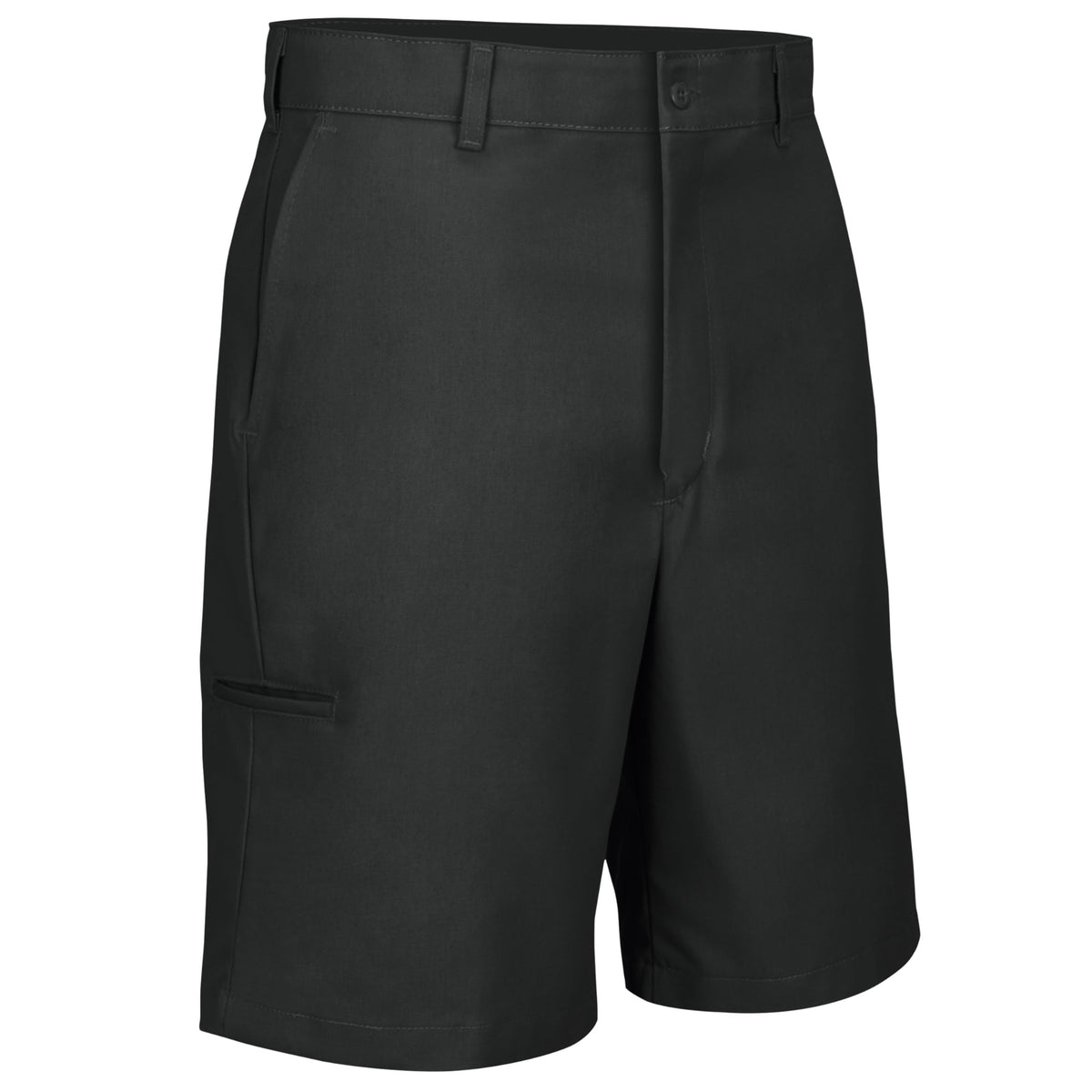Men's Cell Phone Pocket Shorts by Red Kap – 36W x 12L, Polyester, Black, Model PT4CBK 36 12