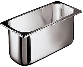 PADERNO World Cuisine 6 7/8-Quart Stainless-Steel Ice Cream Container