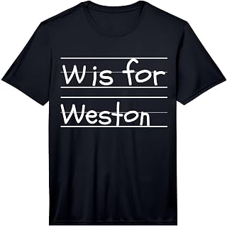 Personalized W is for Weston Name Student Kindergarten Performance T-Shirt