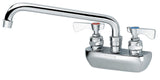 Royal Series 4" Center Wall Mount Faucet by Krowne – Ceramic, Chrome, Model 14-410L