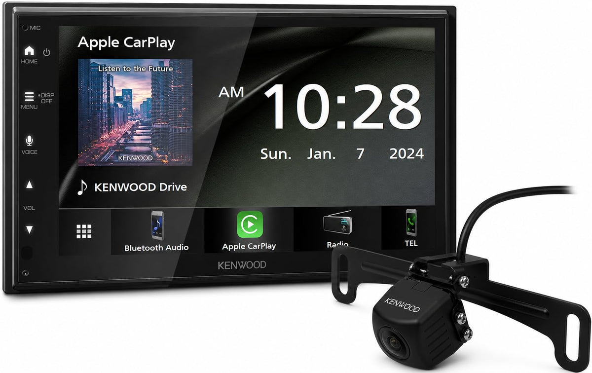 DMX50S 6.8" Capacitive Touchscreen Digital Multimedia Receiver | Plus KENWOOD CMOS-230LP1 Universal Backup Camera – Model DMX400S