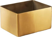 American Metalcraft GSPH4 Rectangular Gold Sugar Packet Holder, Satin Finish, 2-3/4 inches L Square