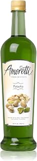 Amoretti Premium Syrup, Pistachio, 25.4 Ounce (Pack of 12)