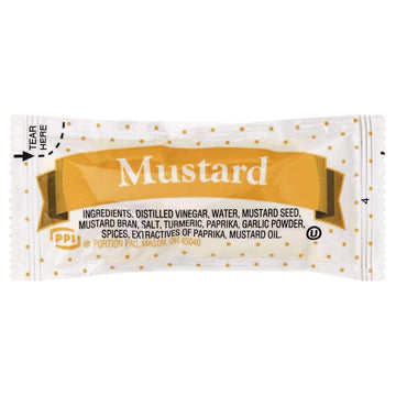 Mustard -- 200 Count 5.5 Gram by Portion Pac – 2.42 lbs", Pack of 200
