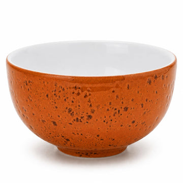 Artisan Geode Geode Coral Reactive Natural 17-Ounce Soup Bowl by Tuxton – Porcelain, Orange