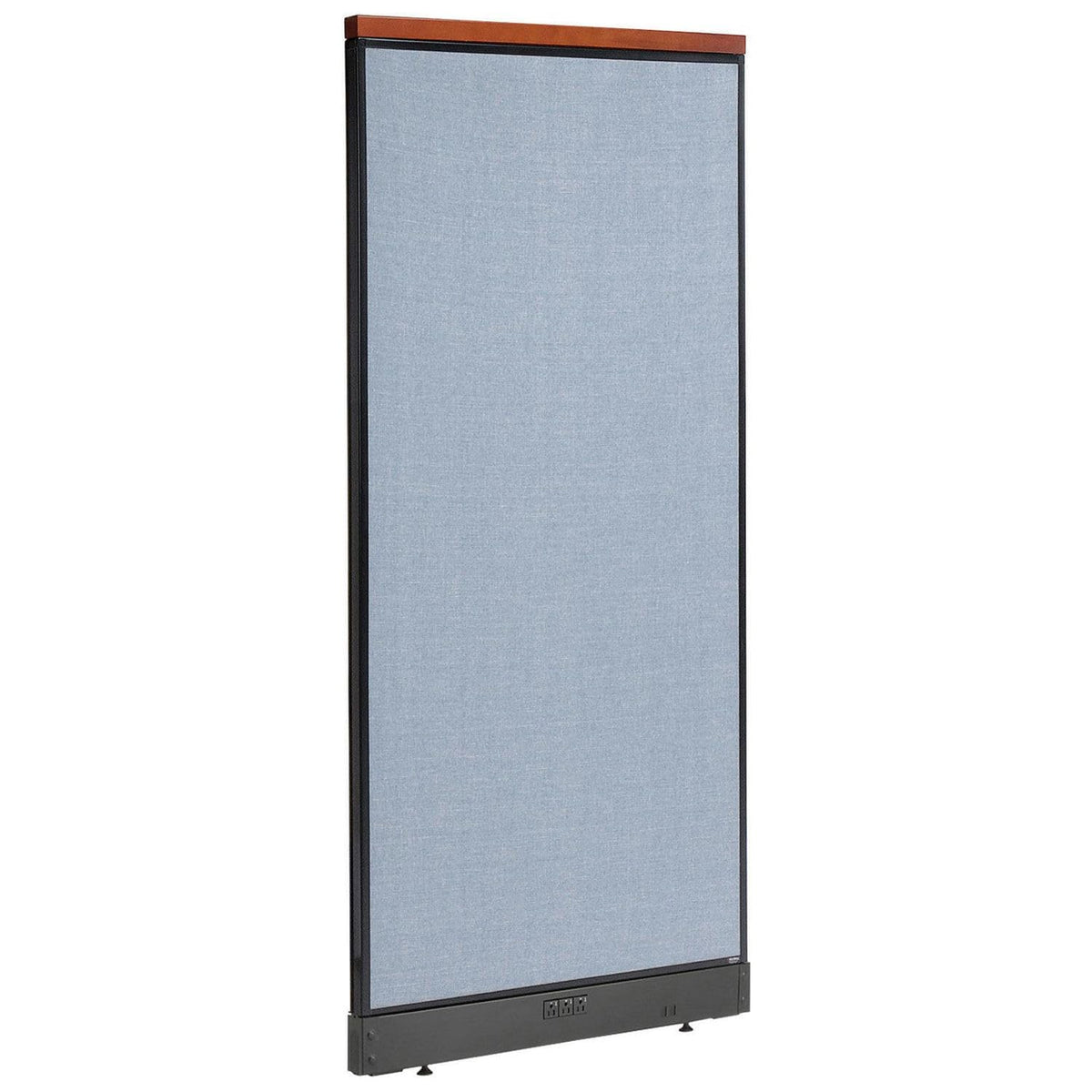Electric Office Partition Panel by Global Industrial – Alloy Steel, Blue, Model 277544EBL