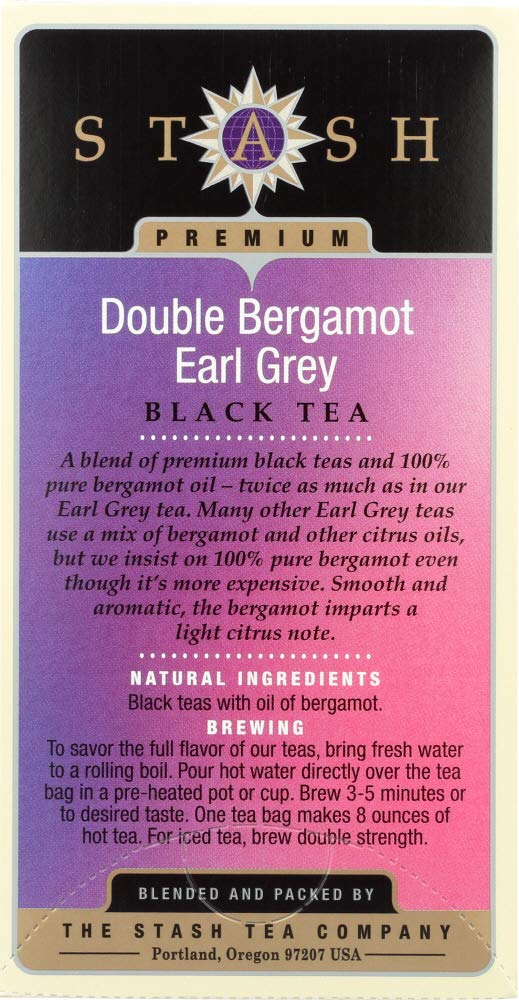 Tea Double Bergamot Tea - 18 ct - 2 pk by Stash – Pack of 2, Model KHR-1748B