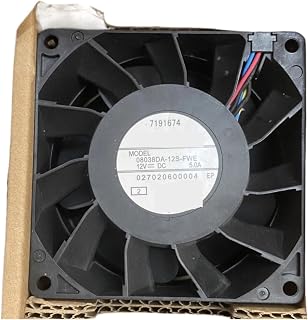 08038DA-12S-FWE DC 12V 5.0A 80x80x38mm Server Cooling Fan