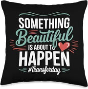 IVF in Vitro Fertilization Transfer Day Fertility Pregnancy Throw Pillow