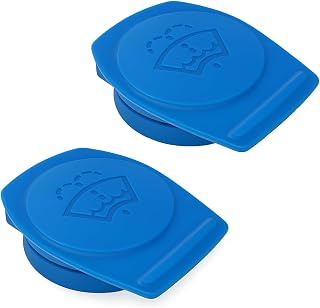 2-Pack Windshield Washer Fluid Cap Compatible with BMW M4 CSL 2022-2025,Durable ABS Wiper Tank Cover,Vehicle Specific Replacement,Heat Resistant Leak-Proof Automotive Parts