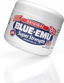 BLUE-EMU Original Super Strength Cream, Dye Free, Soothing Muscle & Joint Support, 2 Oz