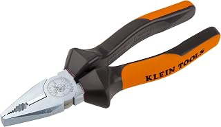 KLEIN TOOLS 220160EINS Combination Pliers 180 mm | VDE 1000 V AC Insulated | With Cutting Blades for Wire | 4-Point Tube Handle | Made in Germany