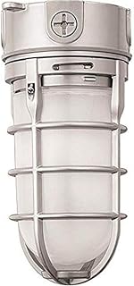 Lithonia Lighting OVT LED P1 40K 120 DNA M6 Vapor Tight Ceiling Mount Outdoor Light, 4.25-Inch, Gray