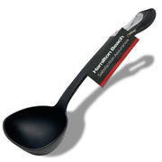 Plastic Ladle Spoon for Cooking | Non-Slip Solid Long Nylon Soft Touch Handle 13 inch | Non-stick Heat Resistant | Hygienic Spatula Spoon Design for Soups by Hamilton Beach –