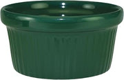 Ceramic Fluted Ramekin, 3 oz, Green