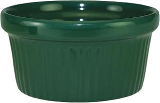 Ceramic Fluted Ramekin, 3 oz, Green