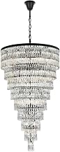 Josephine 61 Light Chandelier Black