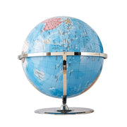 Practical Globe Geographic Globes Metal Stand Stainless Steel Educational Globe 16.5in Diameter Desktop World Globes for Interactive Fun y Decor by POCHY – Model 10478812