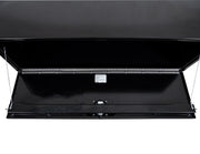 Buyers Products Company Black Gloss / 18 x 18 x 60 Inches / Rectangular, metal, hinged lid, smooth black powder-coated finis Truck Bed Toolboxes