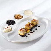Cosy & Trendy Porcelain Fondue Plate, 23.8 x 28.3 cm