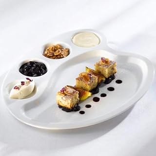 Cosy & Trendy Porcelain Fondue Plate, 23.8 x 28.3 cm