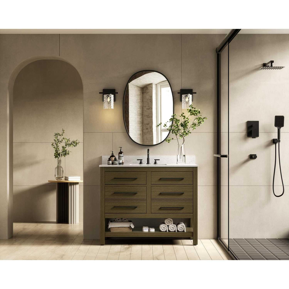 Bathroom Vanity Chestnut Brown by karson – Chestnut Brown