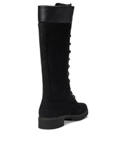 Women's Premium 14-Inch Waterproof Boot by Timberland – 7, Leather, Black Nubuck V1