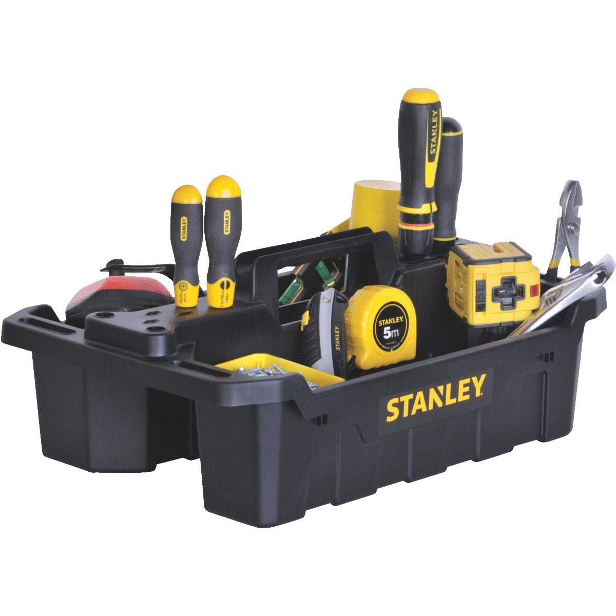 Portable Storage Tote Tray by STANLEY – 1, Plastic, Multicolor, Model STST41001