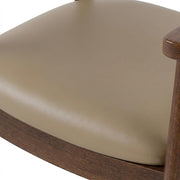 Ralmon Rich Walnut Dining Chairs Set of 2 with Solid Wood Construction by Starlight Canyon Home – Solid Wood, Rubberwood, Metal, Fabric, Brown, Pack of 2