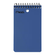 Memo Book Poly Cover 3x by Mead – Poly, White, Model 45602