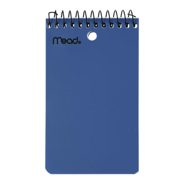Memo Book Poly Cover 3x by Mead – Poly, White, Model 45602