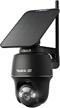 REOLINK Argus PT Ultra First 4K Solar Security Cameras Wireless Outdoor | 360° Pan Tilt, 8MP Color Night Vision, 2.4/5 GHz Wi-Fi 6, No Monthly Fee, Home Hub Compatible, Black