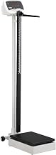Digital Physician Scale with Height Rod, 600 Lbs Capacity, 11-1/2"L x 24-5/16"W x 51-1/2"H