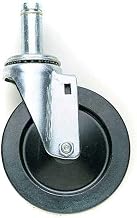 5" H Rubber Caster-Black