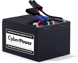 CyberPower RB1270X2B UPS Replacement Battery Cartridge, Maintenance-Free, User Installable, 12/7Ah