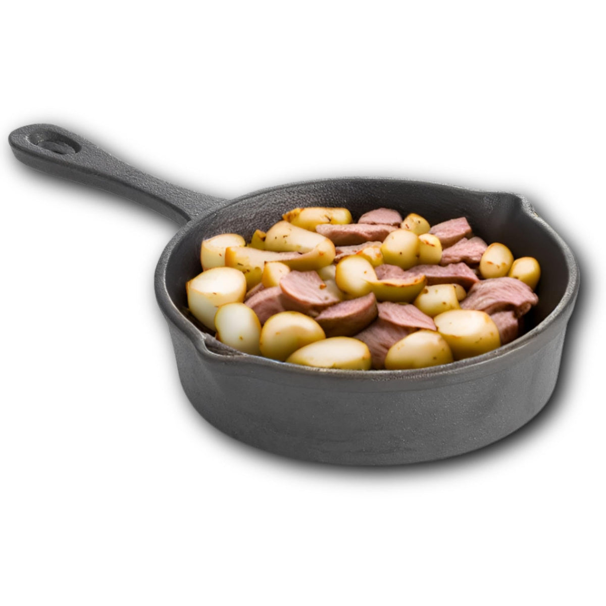 Tablecraft 5" dia. x 1-1/2"H / Black / Mini Skillet Skillets