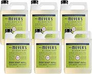 Mrs. MEYER'S CLEAN DAY Liquid Dish Soap Refill Lemon Verbena, 48 Fl Oz. (Pack of 6)