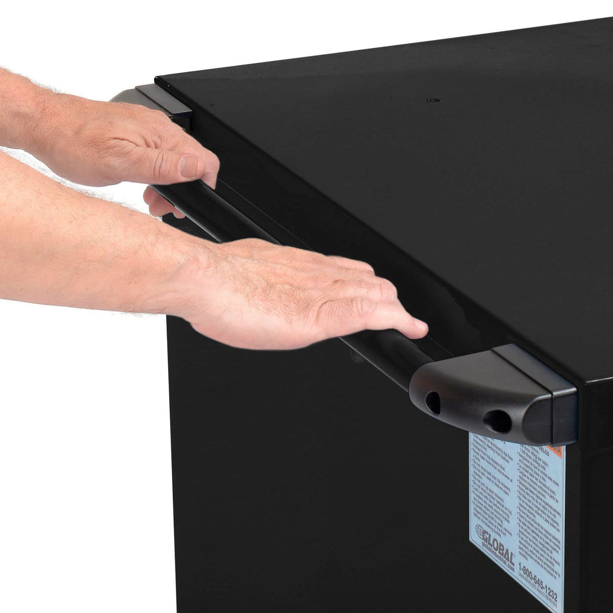 Mobile Modular Drawer Cabinet by Global Industrial – Alloy Steel, Black, Model 298447BK