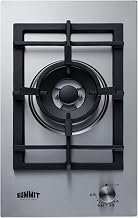 Summit , 12-Inch-Wide Single Burner Gas Cooktop, Stainless Steel with Sealed Burners, Cast Iron Grates, Wok Ring, NG/LPG Conversion Kit, Flame Failure Protection, Easy to Clean