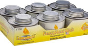 FancyHeat Fancy Heat, Clean Burning Chafing Dish Fuel with Minimal Odor and Soot, "6 Pack", 6 Hour 8oz, Yellow Label
