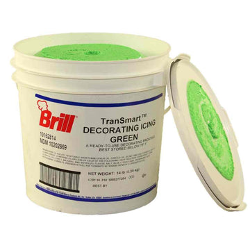 Transmart Green Decorating Icing by Brill – Commercial Grade