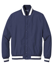 Unisex Insulated Varsity Jacket by SPORT-TEK – 4X-Large, True Navy, Model 2140071