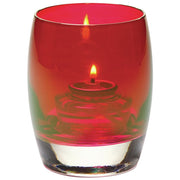 Ruby Lustre Contour Glass Votive Lamp by Hollowick – Glass, Model 6404R