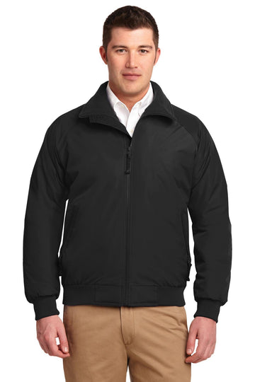 Challenger Jacket by Port Authority – Large, Nylon, True Black/ True Black, Model J754