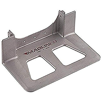 14" x 7-1/2" Die-cast Noseplate For Hand Truck by Magliner – 7-1/2x14"., Aluminum, Silver, Model 300200
